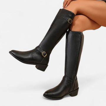 Marquiet Club | Women’s Classic Leather Riding Boots