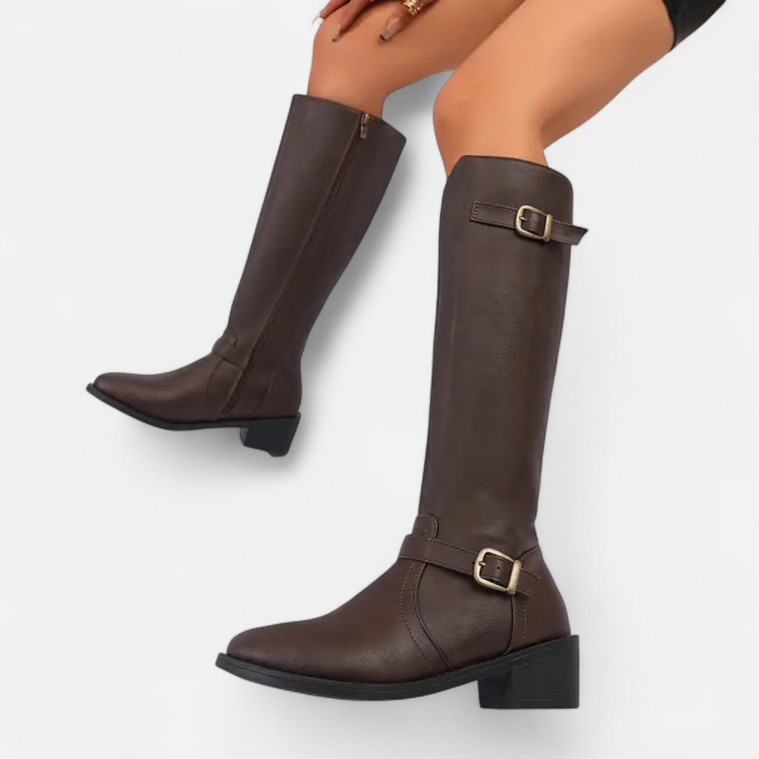 Marquiet Club | Women’s Classic Leather Riding Boots