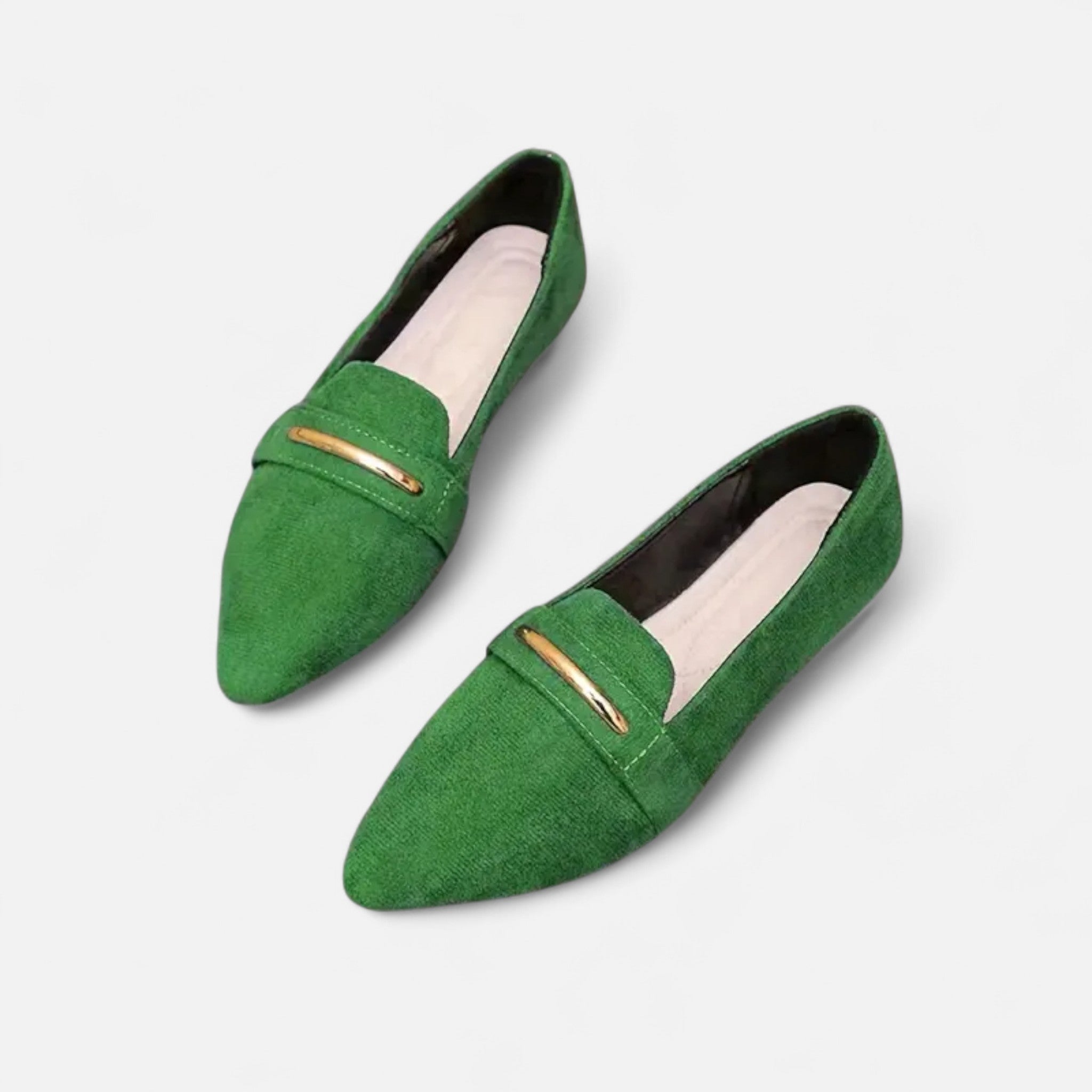 Marquiet Club | Women’s Pointed Leather Loafers