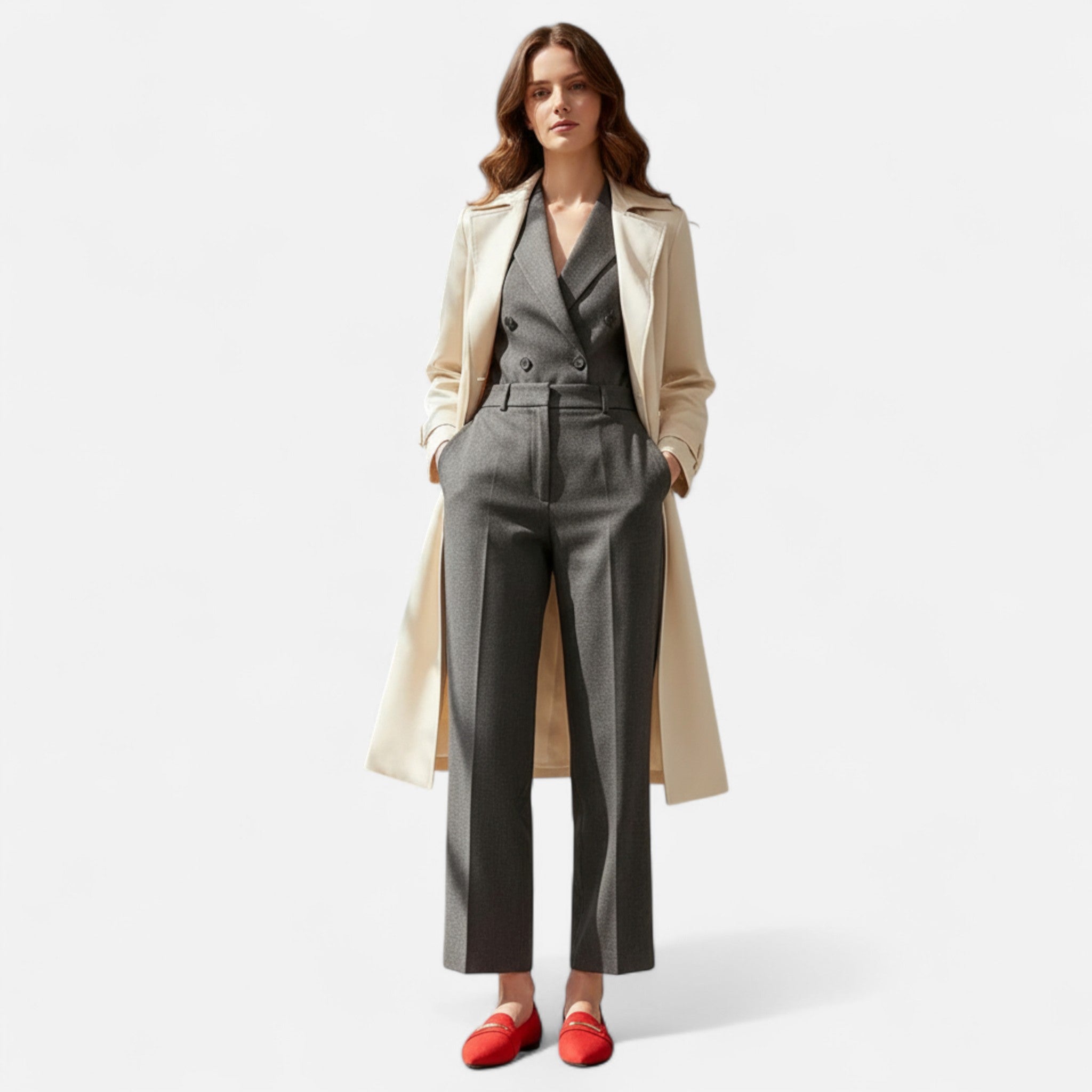Marquiet Club | Women’s Pointed Leather Loafers