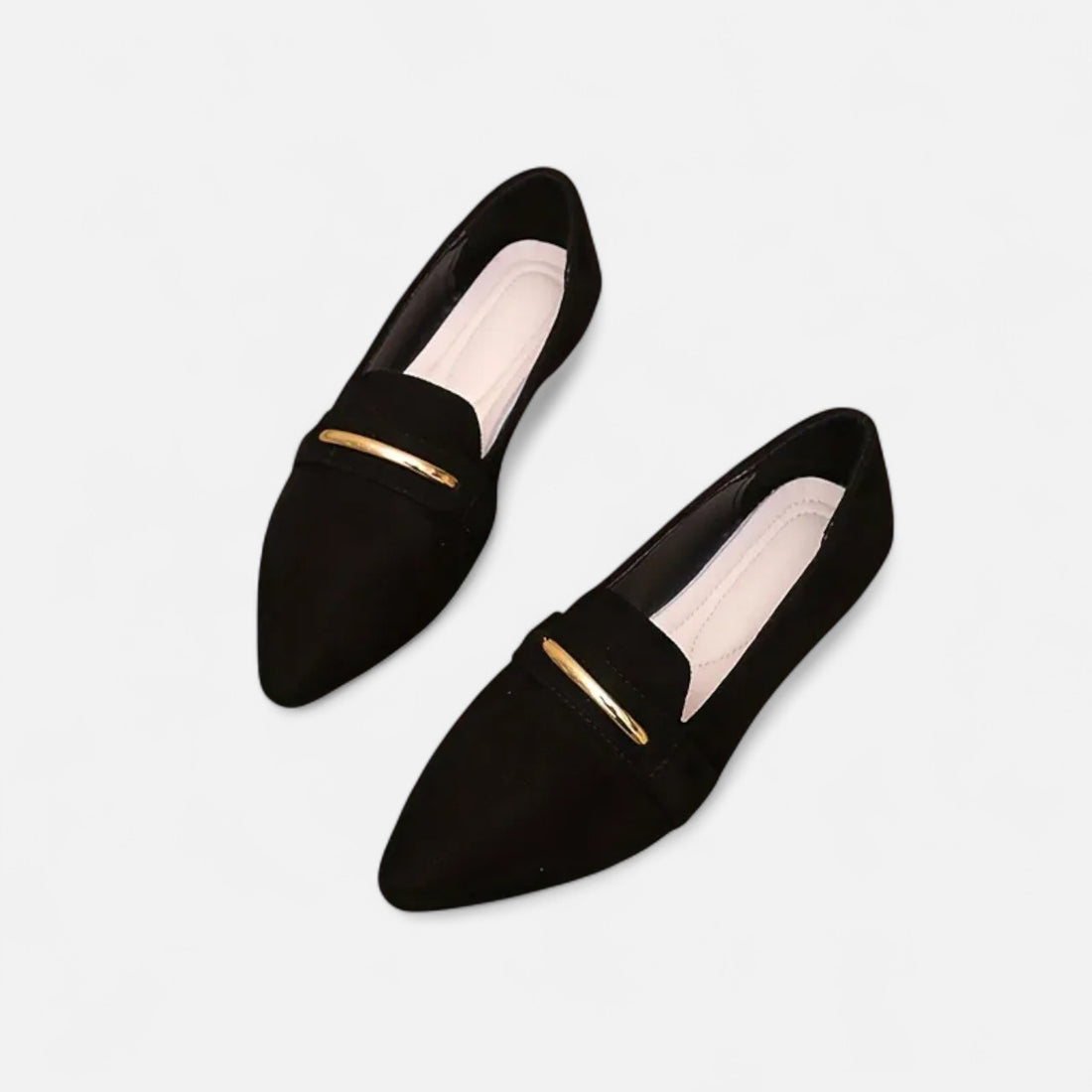 Marquiet Club | Women’s Pointed Leather Loafers