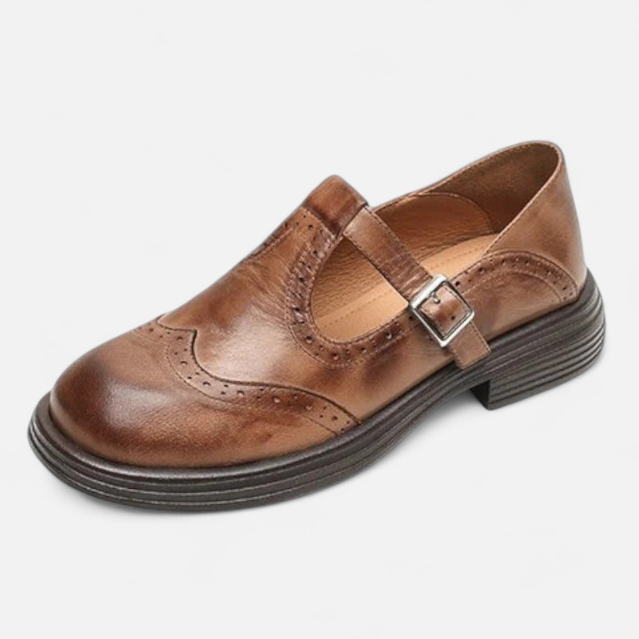Marquiet Club | Women’s Classic Leather Mary Janes