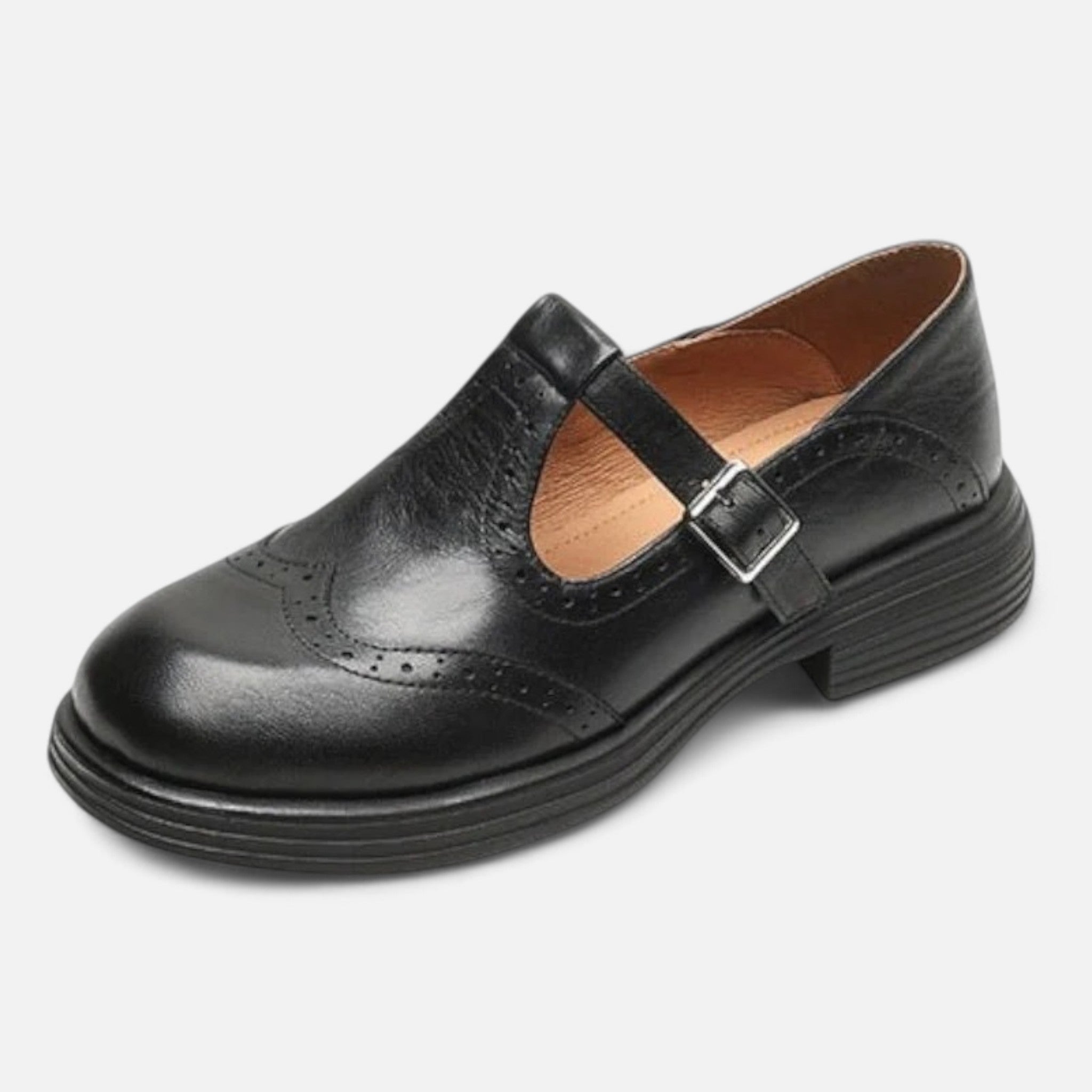 Marquiet Club | Women’s Classic Leather Mary Janes