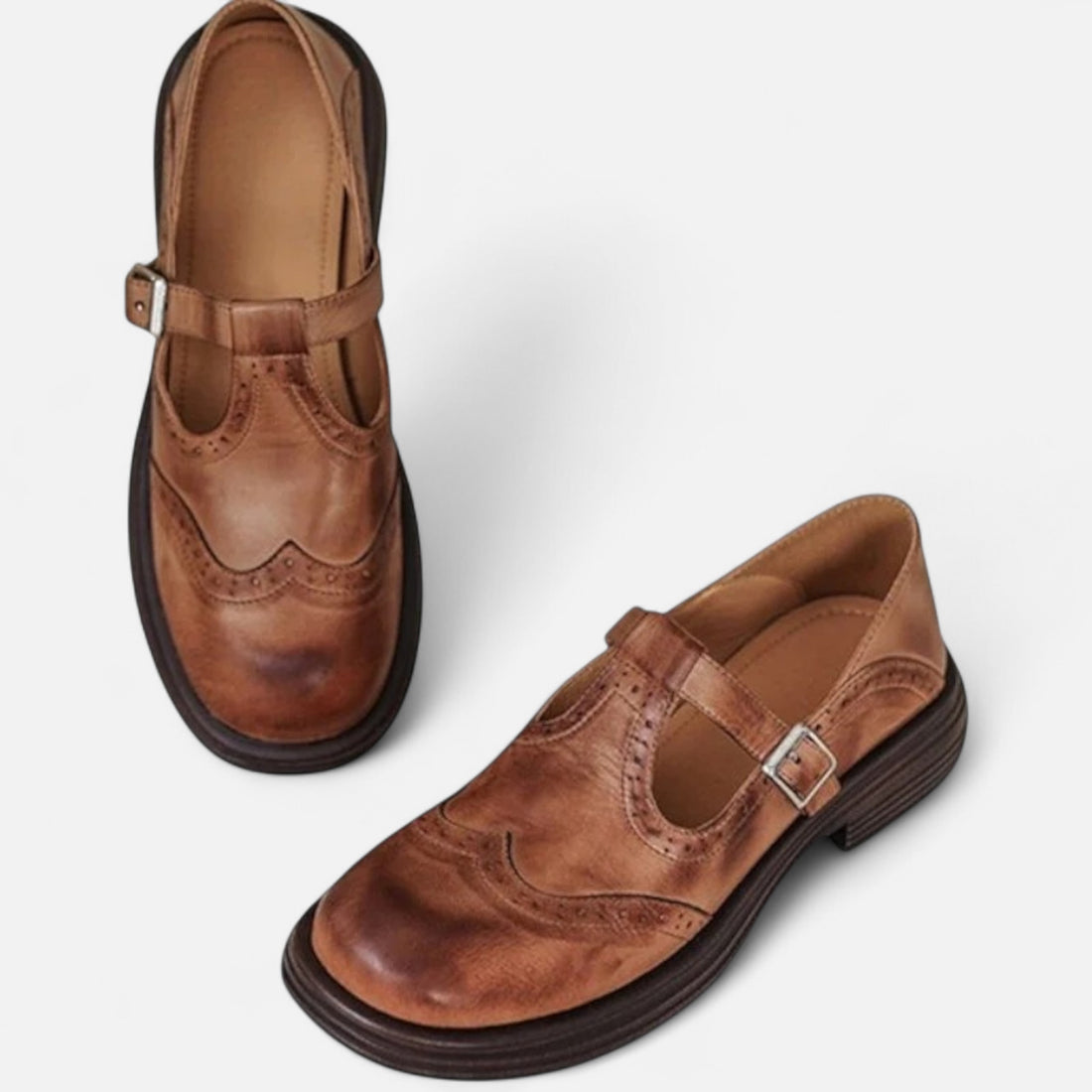 Marquiet Club | Women’s Classic Leather Mary Janes
